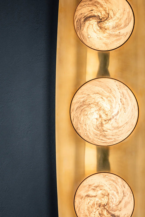 Corbett 472-05 Bezel 5-lt 31" Tall LED Wall Sconce