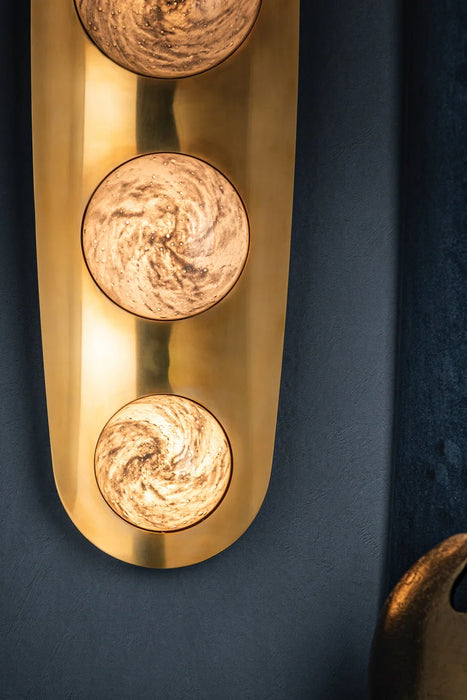 Corbett 472-05 Bezel 5-lt 31" Tall LED Wall Sconce