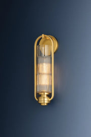 Hudson Valley 4161 Binnewater 1-lt 16" Tall Wall Sconce-Aged Brass