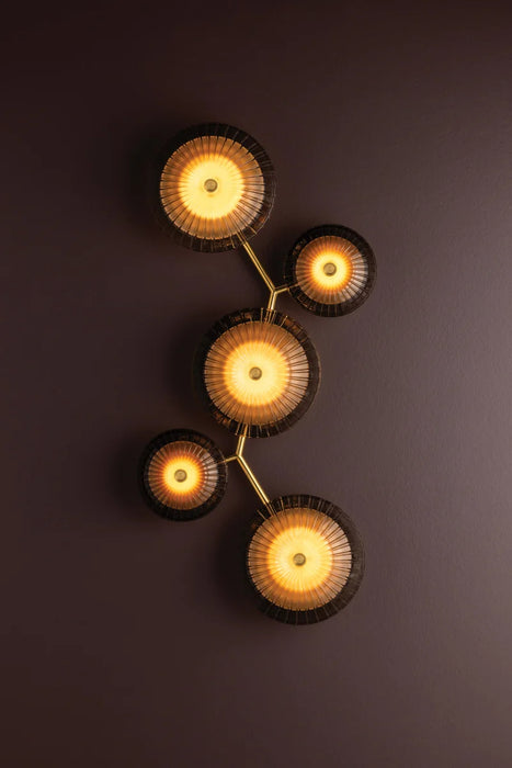 Corbett 512-05 Birmingham 5-lt 40" Tall LED Wall Sconce