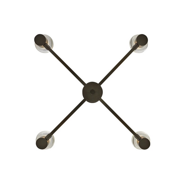 Fredrick Ramond FR41545 Lyric 4-lt 32" LED Chandelier - Black Oxide