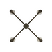Fredrick Ramond FR41545 Lyric 4-lt 32" LED Chandelier - Black Oxide