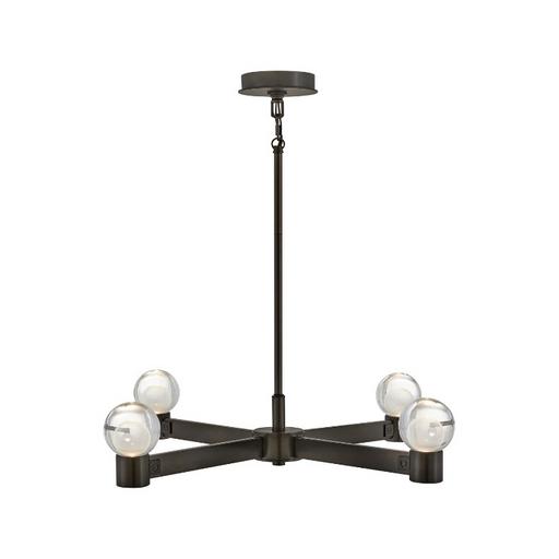 Fredrick Ramond FR41545 Lyric 4-lt 32" LED Chandelier - Black Oxide