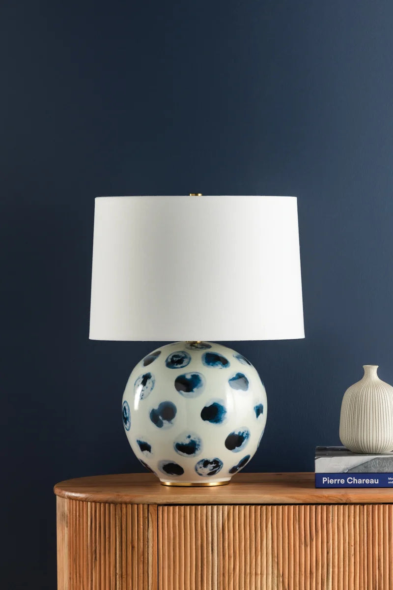 Hudson Valley L1448 Blue Point 1-lt 22" Tall Table Lamp