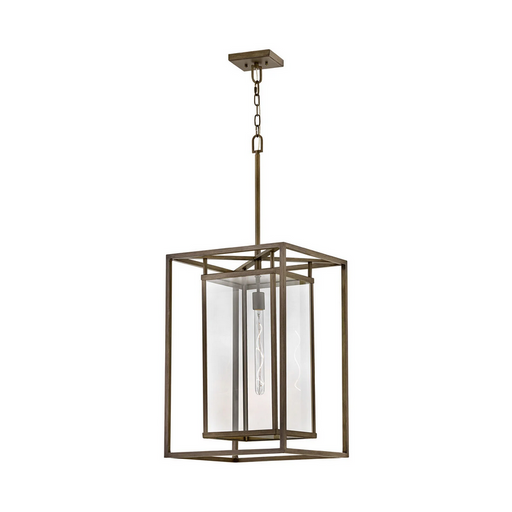Hinkley 2592-LL Max 1-lt 17" LED Outdoor Hanging Lantern - Burnished Bronze