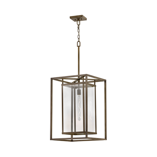 Hinkley 2592-LV Max 1-lt 17" LED Outdoor Hanging Lantern - Burnished Bronze