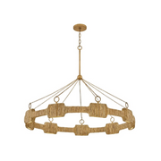 Hinkley 34108 Raffi 9-lt 48" LED Chandelier - Burnished Gold