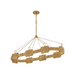 Hinkley 34107 Raffi 8-lt 52" LED Linear Chandelier - Burnished Gold