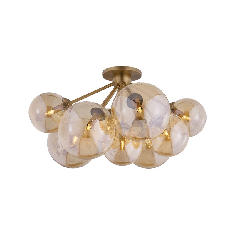 Troy C1048 Santee 9-lt 28" Semi Flush Mount