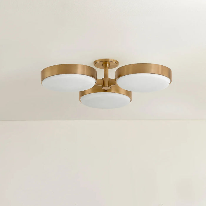Troy C1330 Rory 3-lt 30" Semi Flush Mount