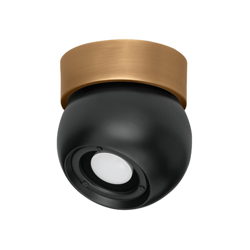 Troy C1406 Odin 1-lt 6" LED Flush Mount - Patina Brass/Soft Black