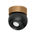Troy C1406 Odin 1-lt 6" LED Flush Mount - Patina Brass/Soft Black