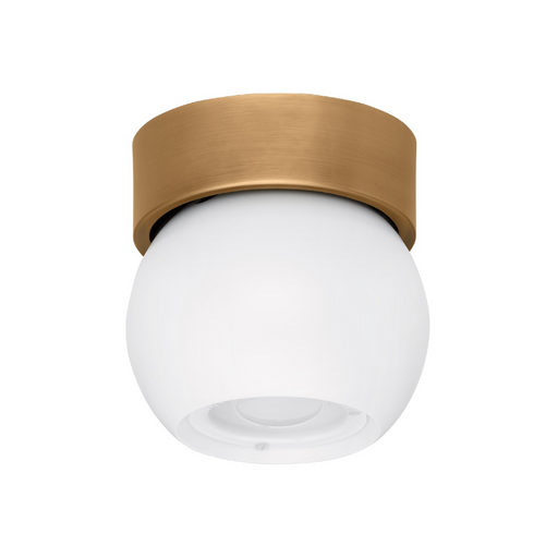 Troy C1406 Odin 1-lt 6" LED Flush Mount - Patina Brass/Soft White