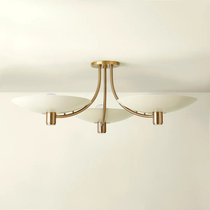 Troy C1441 Wolfe 3-lt 41" Semi Flush Mount