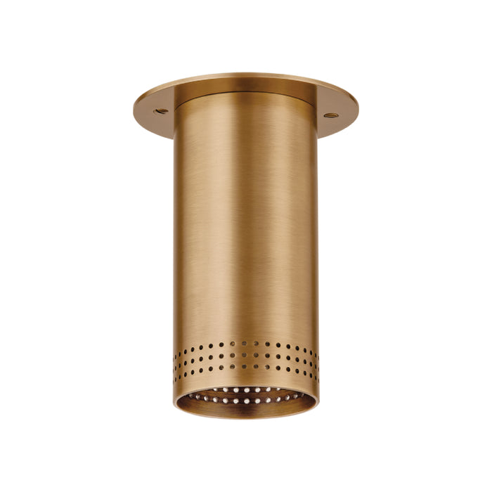 Troy C1505 Berg 1-lt 5" Flush Mount - Patina Brass