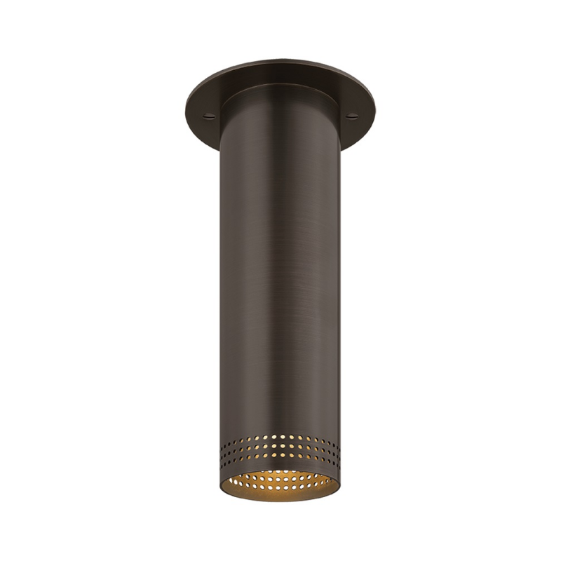 Troy C1507 Berg 1-lt 5" Flush Mount - Bronze