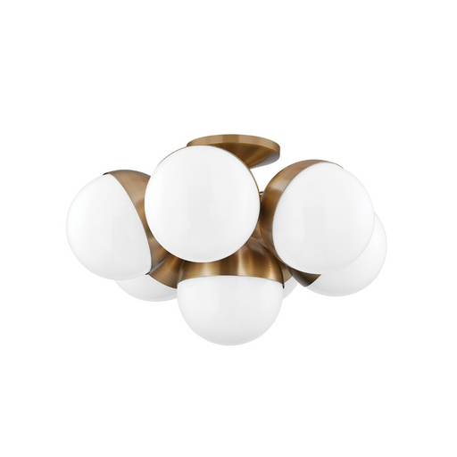 Troy C1524 Cupertino 7-lt 24" Semi Flush Mount