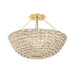 Troy C3318 Campo 1-lt 18" Semi Flush Mount