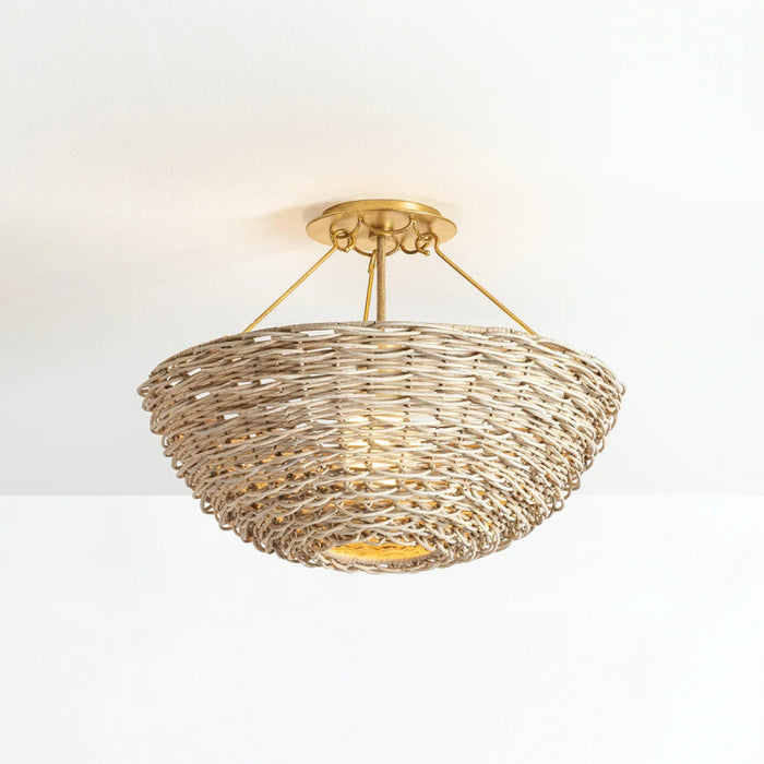 Troy C3318 Campo 1-lt 18" Semi Flush Mount