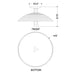 Troy C4416 Larkin 3-lt 16" Semi Flush Mount