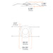 DMF C Series 4" LED Round New Construction Downlight, 1500lm