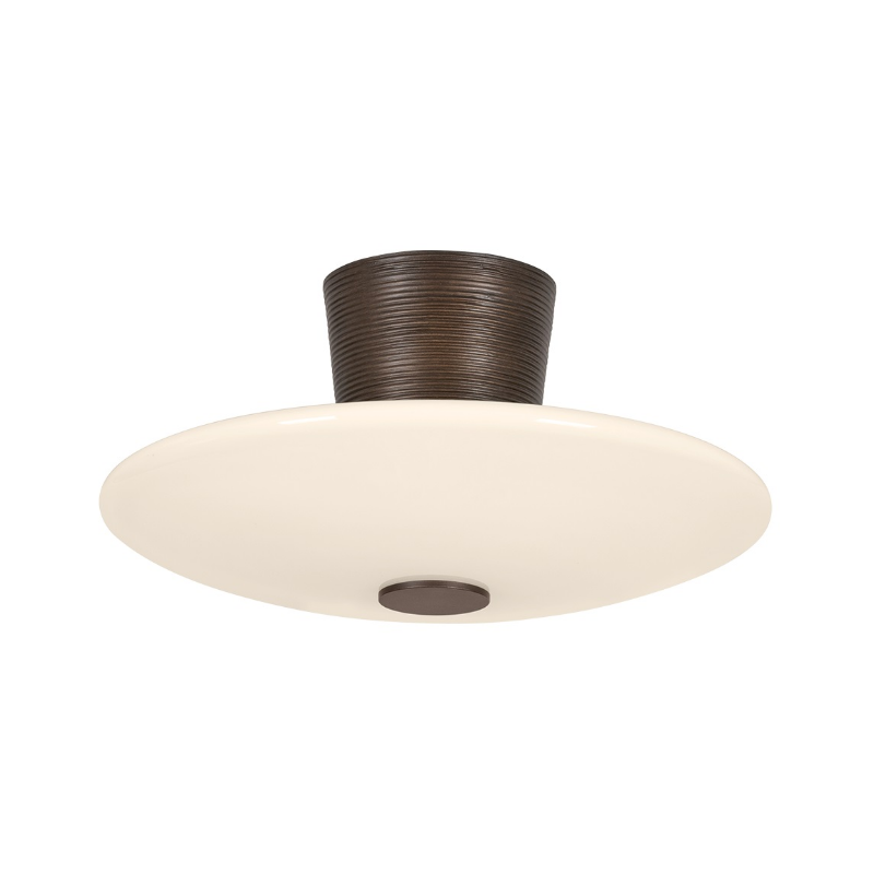Troy C5016 Albus 1-lt 16" LED Semi Flush Mount