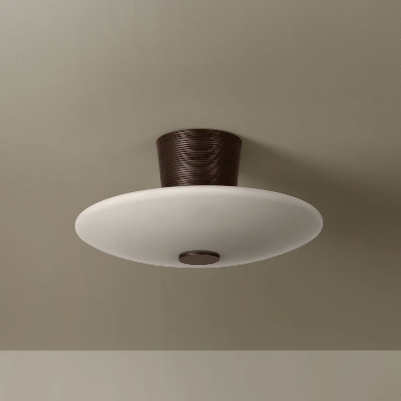 Troy C5016 Albus 1-lt 16" LED Semi Flush Mount
