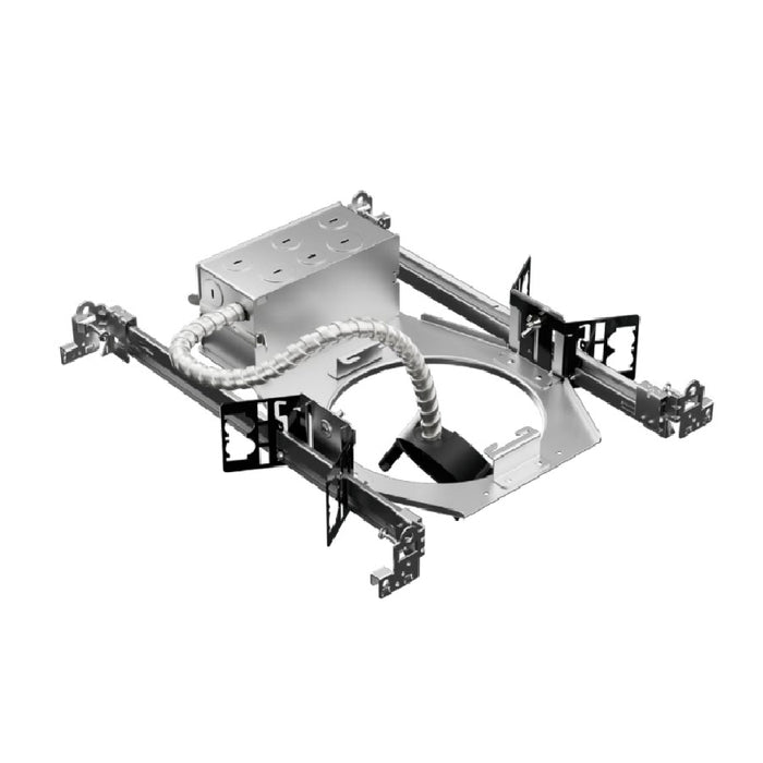 DMF C Series 6" LED Round New Construction Downlight w/ Emergency Remote Test Switch, 1000lm