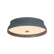 Troy C7216 Shore 1-lt 16" LED Flush Mount - Patina Brass w/ Slate Gesso