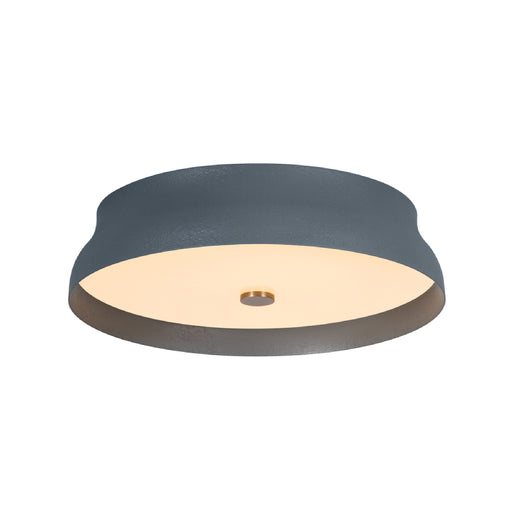 Troy C7216 Shore 1-lt 16" LED Flush Mount - Patina Brass w/ Slate Gesso