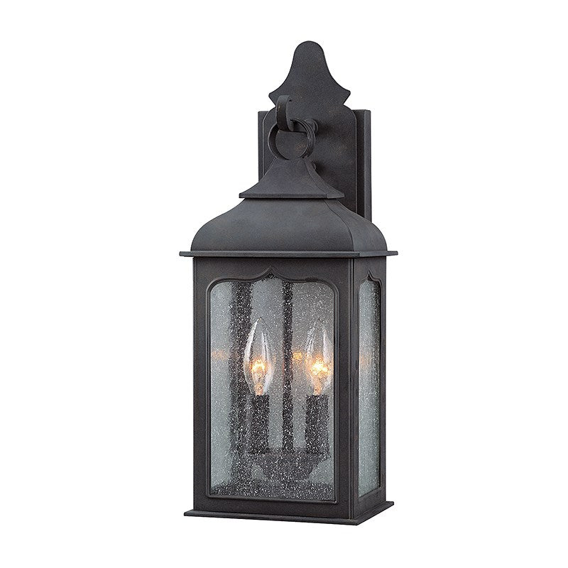 Troy B2011 Henry Street 2-lt 19" Tall Outdoor Wall Sconce
