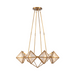 Alora CH332830 Cairo 8-lt 30" Chandelier - Vintage Brass