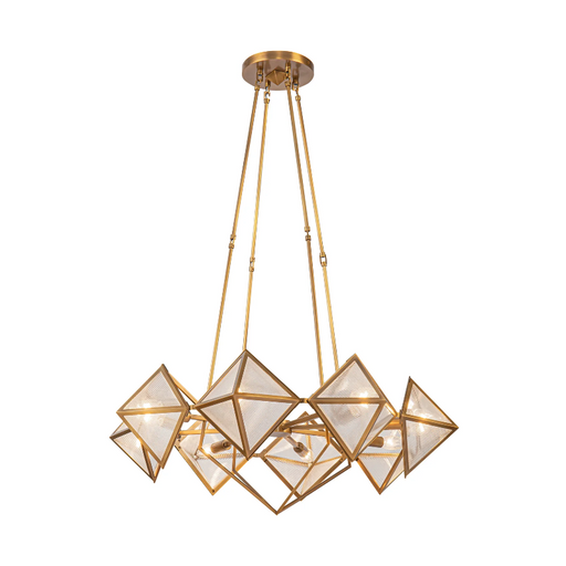 Alora CH332830 Cairo 8-lt 30" Chandelier - Vintage Brass