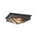 Alora FM332615 Cairo 2-lt 15" Flush Mount - Urban Bronze