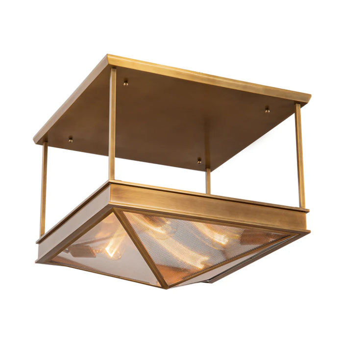 Alora SF332919 Cairo 4-lt 19" Semi Flush Mount - Vintage Brass