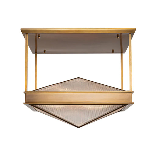Alora SF332919 Cairo 4-lt 19" Semi Flush Mount - Vintage Brass