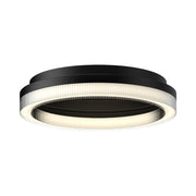 Kuzco FM46116-3CCT-UNV Calix 1-lt 16" LED Flush Mount, 3CCT Selectable - Black