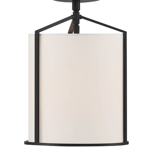 Crystorama CAR-9201-CEILING Carlyn 1-lt 10" Semi Flush Mount