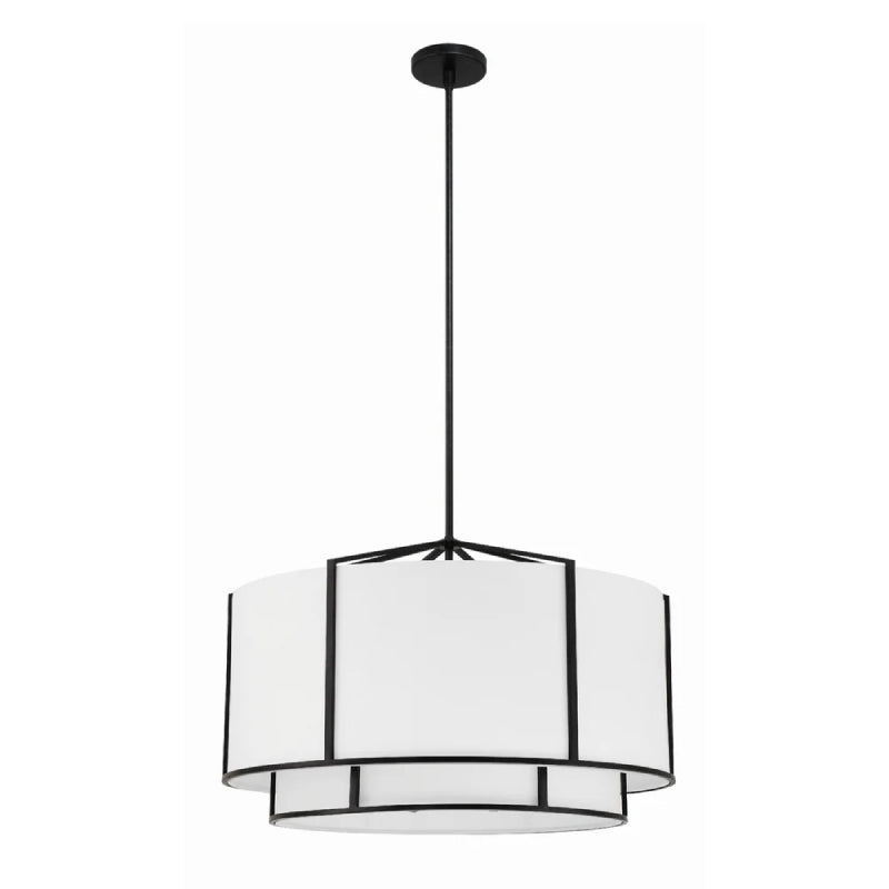 Crystorama CAR-9209 Carlyn 6-lt 28" Chandelier