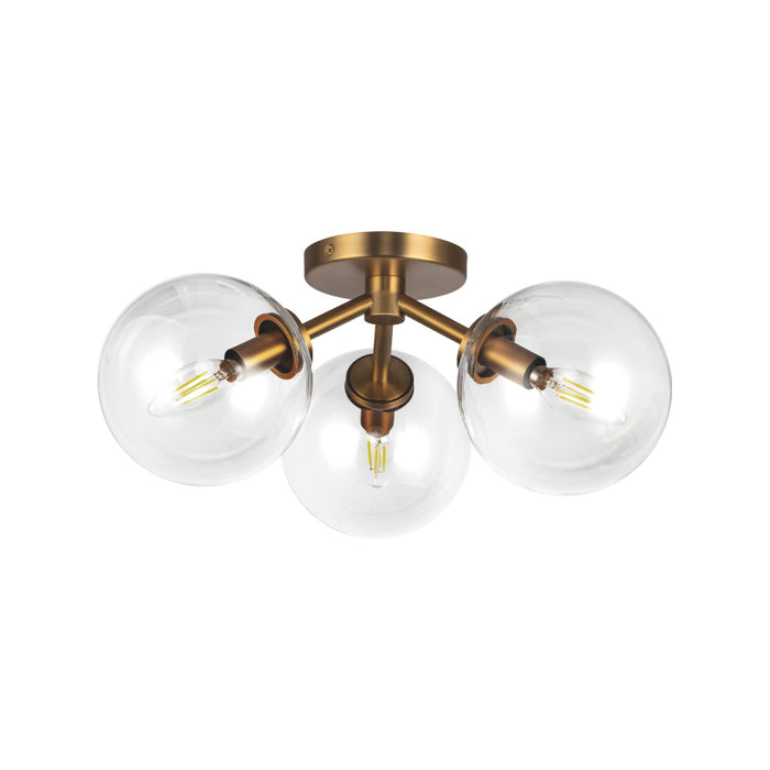 Alora Mood SF549315 Cassia 3-lt 18" Semi Flush Mount