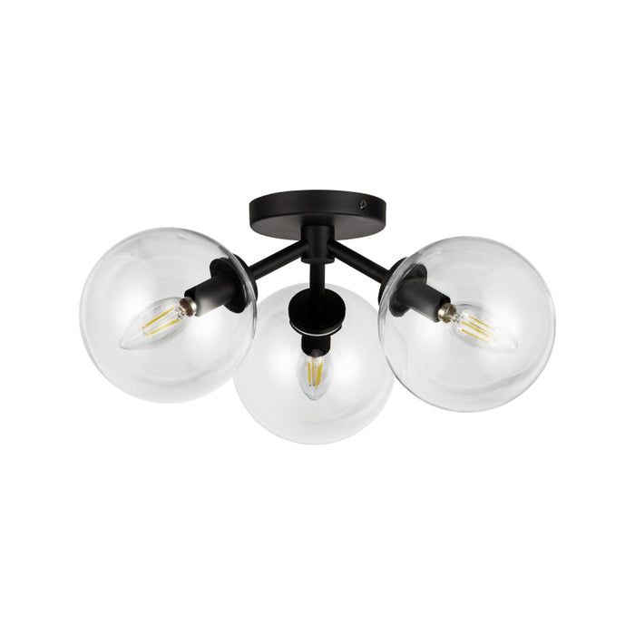 Alora Mood SF549315 Cassia 3-lt 18" Semi Flush Mount