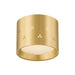 Hudson Valley CB2405 Edisto 1-lt 5" LED Flush Mount - Aged Brass