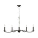 Visual Comfort CC1755 Wellen 5-lt 36" Large Chandelier