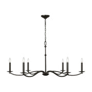 Visual Comfort CC1766 Wellen 6-lt 48" Extra Large Chandelier