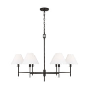 Visual Comfort CC1776 Ridgewood 6-lt 36" Large Chandelier - Aged Iron