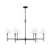 Visual Comfort CC1786 Ridgewood 6-lt 48" Extra Large Chandelier - Aged Iron