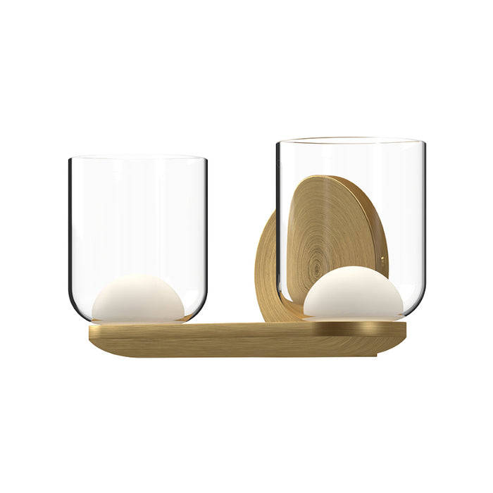 Kuzco VL52512 Cedar 2-lt 12" LED Vanity-Brushed Gold
