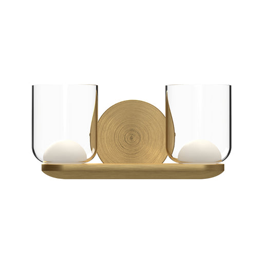 Kuzco VL52512 Cedar 2-lt 12" LED Vanity-Brushed Gold