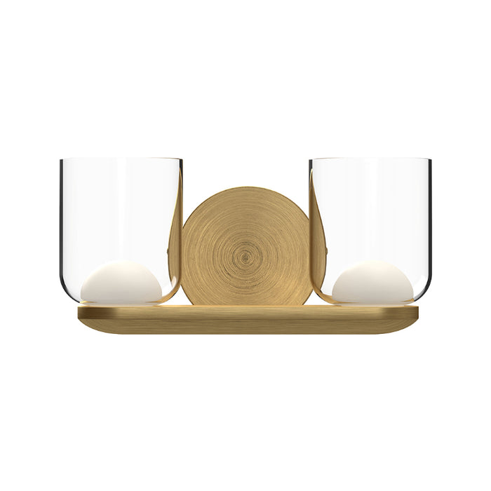 Kuzco VL52512 Cedar 2-lt 12" LED Vanity-Brushed Gold