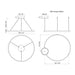 Kuzco PD87132-UNV-010 Cerchio 1-lt 32" LED Pendant, 120-277V
